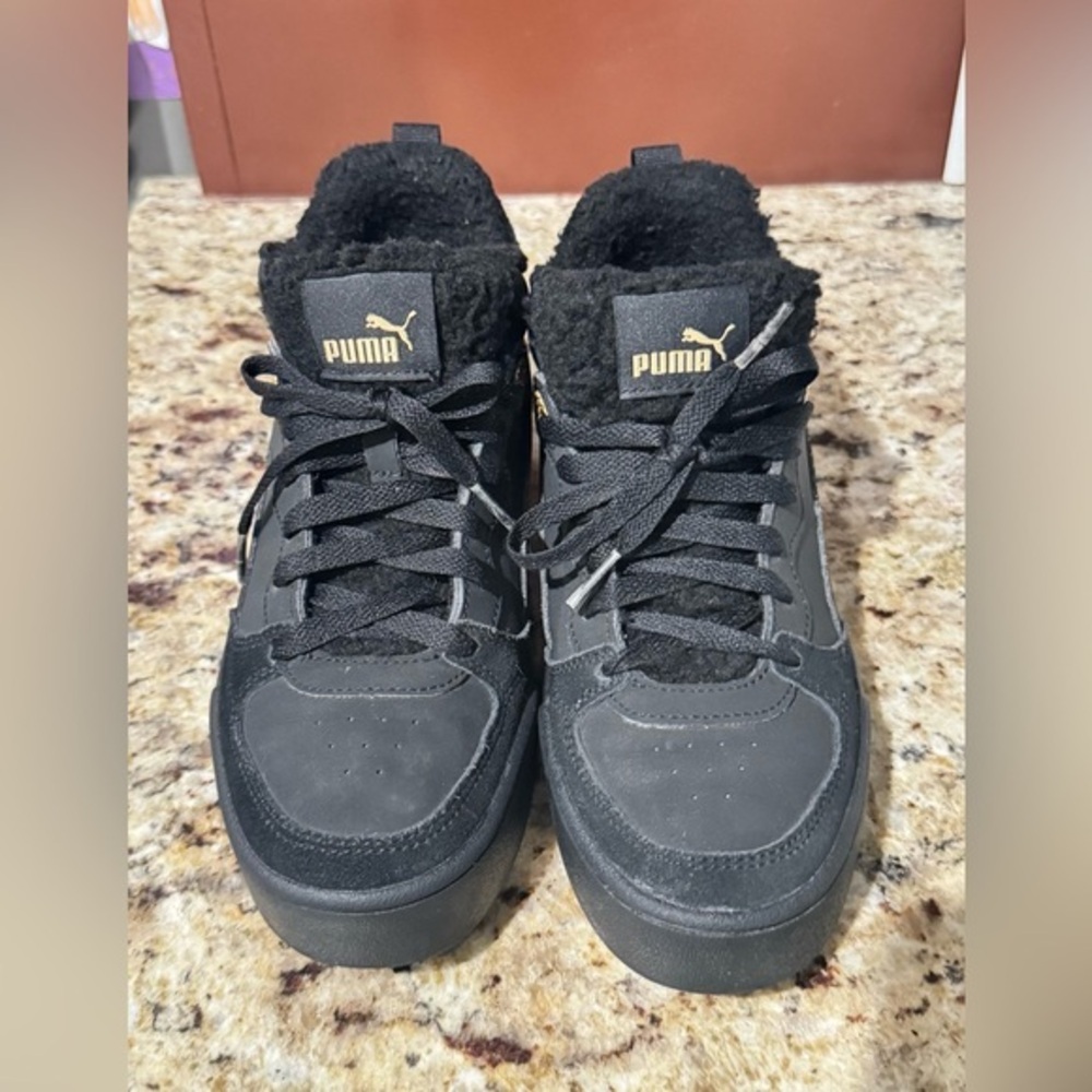 Puma Black Kids Sneakers